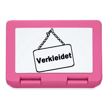 Party Shirt ,Feiern , Karneval, Verkleidet(25) - Brotdose - Pink - Vorne