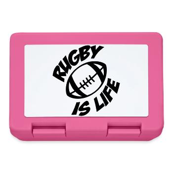 Rugby - Lunchbox - pink - Front