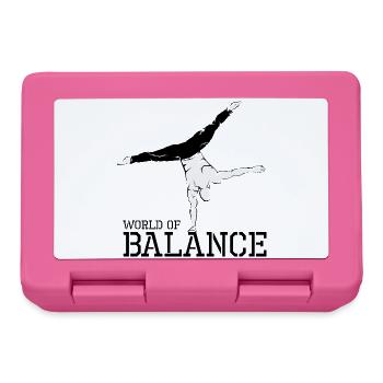 handbalance handstand calisthenics Sport Athlet - Brotdose - Pink - Vorne