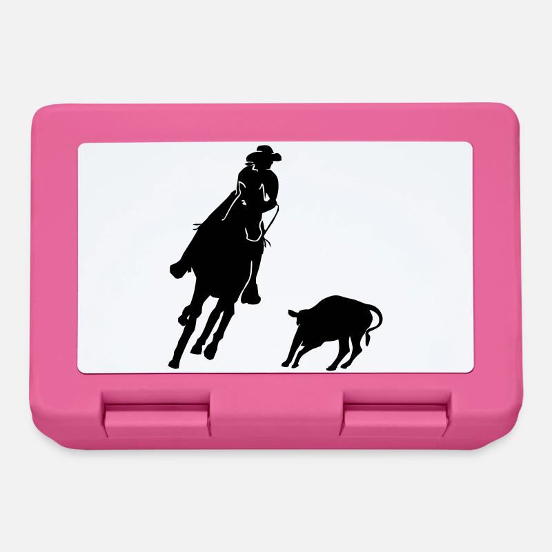 Equitation Western Equestre - Coupe - Boîte à goûter - rose