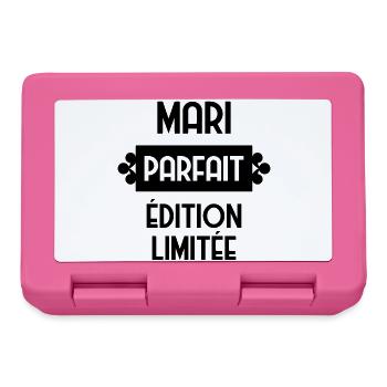 Mari - Chéri - Amour - Saint-Valentin - Love - Lunchbox - pink - Front