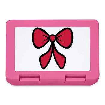 Red Bow / Red bow / Arc rouge / Gift Idea - Lunchbox - pink - Front