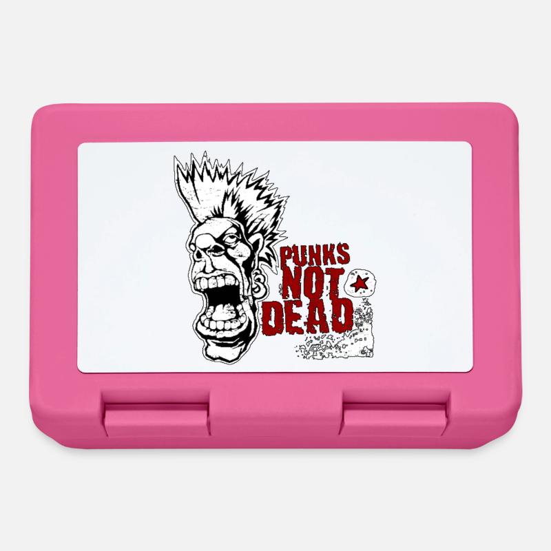 Punks not dead - Lunchbox - pink