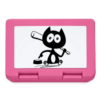 Give me food! Cat humor! - Lunchbox - pink - Front
