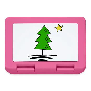 Fir tree - Lunchbox - pink - Front