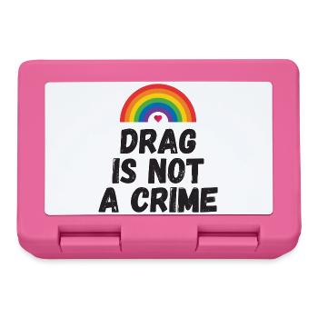Drag is not A Crime - Lunchbox - pink - Front