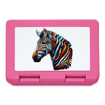 Zebra - Brotdose - Pink - Vorne