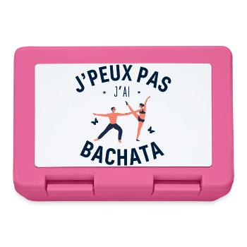 J Peux Pas J Ai Bachata - Boîte à goûter - rose - Devant