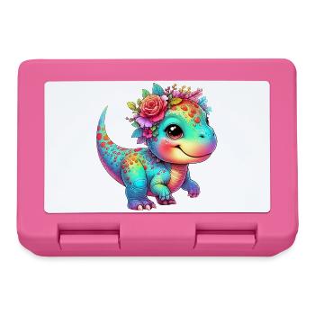 Dinosaurier - Brotdose - Pink - Vorne