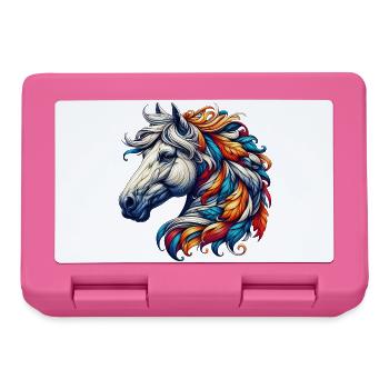 Horse - Lunchbox - pink - Front