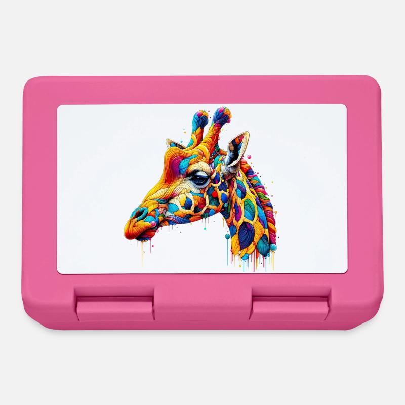 Giraffe - Brotdose - Pink