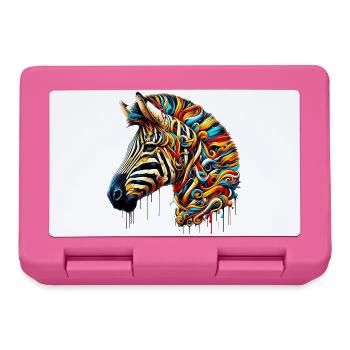 Zebra - Brotdose - Pink - Vorne