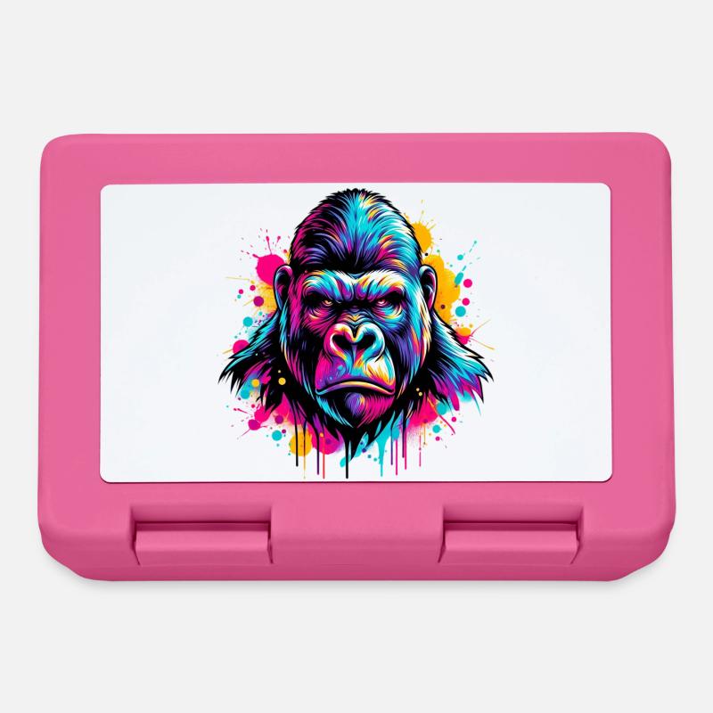 Gorilla - Brotdose - Pink