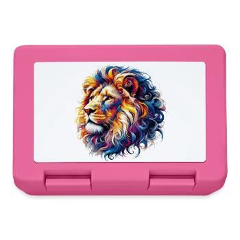Lion - Lunchbox - pink - Front