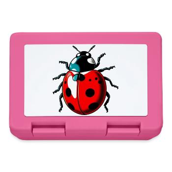 Coccinelle - Boîte à goûter - rose - Devant