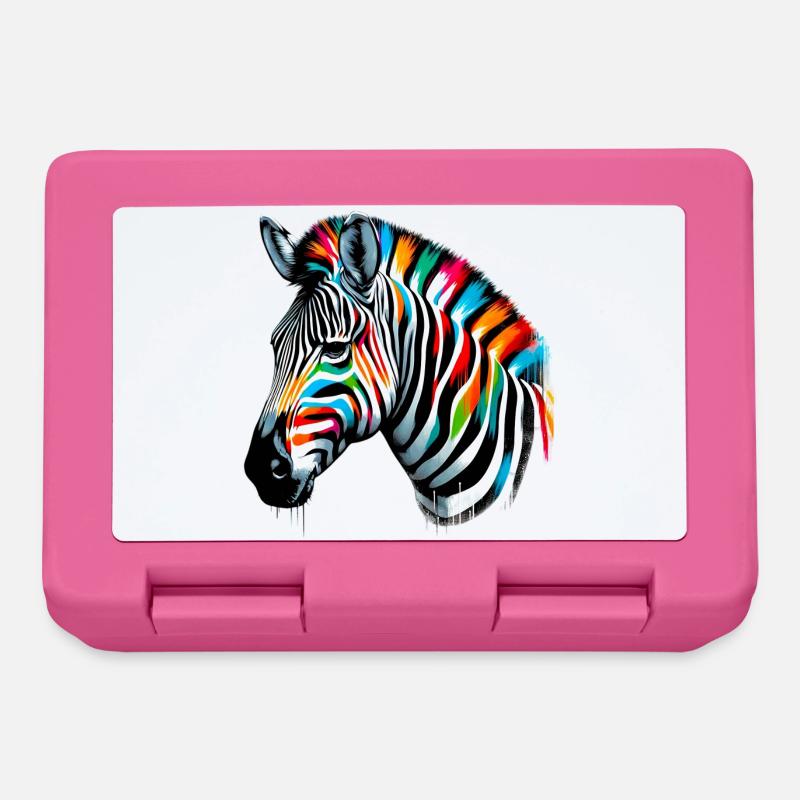 Zebra - Brotdose - Pink