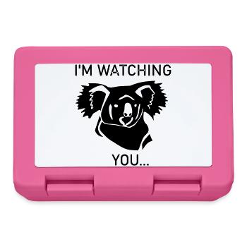 Koala is watching you - Lunchbox - pink - Front