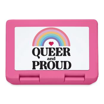 LGBT Pride Month - Queer und stolz - Brotdose - Pink - Vorne