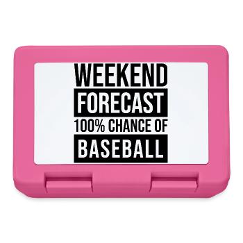 Base-ball - Boîte à goûter - rose - Devant