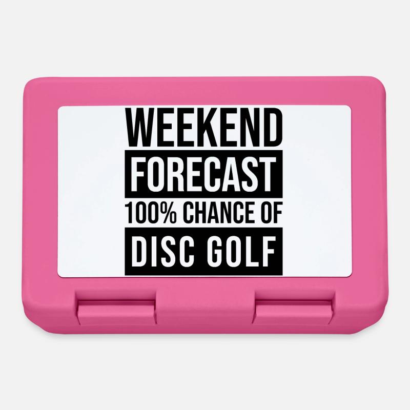 Disc golf - Boîte à goûter - rose