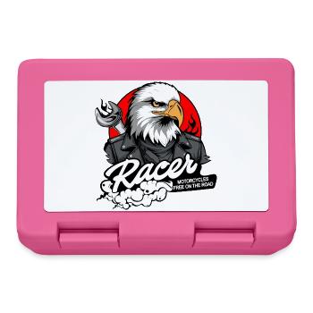 BIKER EAGLE - Lunchbox - pink - Front