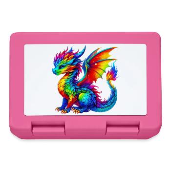 Dragon - Lunchbox - pink - Front