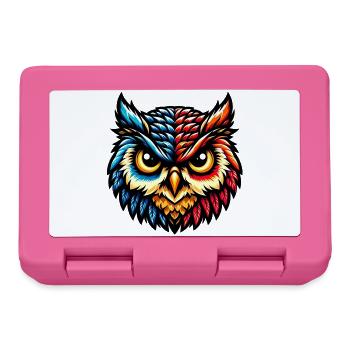 Eule - Brotdose - Pink - Vorne