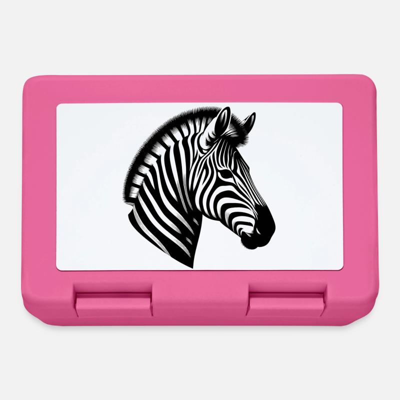 Zebra - Brotdose - Pink