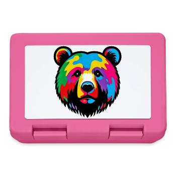 Bär - Brotdose - Pink - Vorne