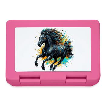 Horse - Lunchbox - pink - Front
