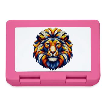 Lion - Lunchbox - pink - Front