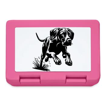 Magyar Vizsla - Brotdose - Pink - Vorne