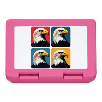 Bald eagle - Lunchbox - pink - Front