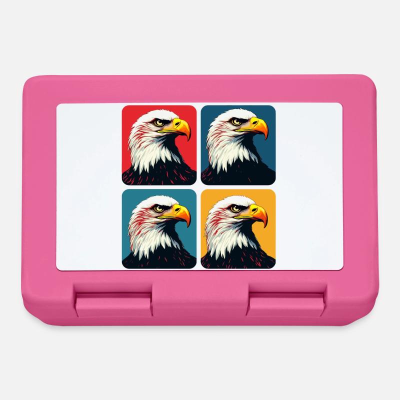 Weißkopfseeadler - Brotdose - Pink