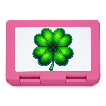 Four-leaf clover - Lunchbox - pink - Front