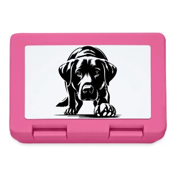 Labrador - Brotdose - Pink - Vorne