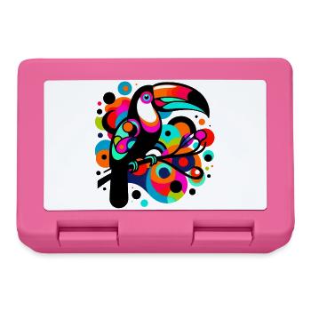 Toucan - Lunchbox - pink - Front