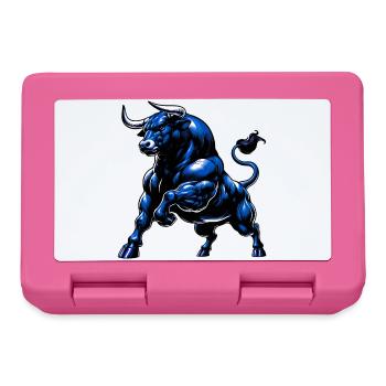 Bull - Lunchbox - pink - Front