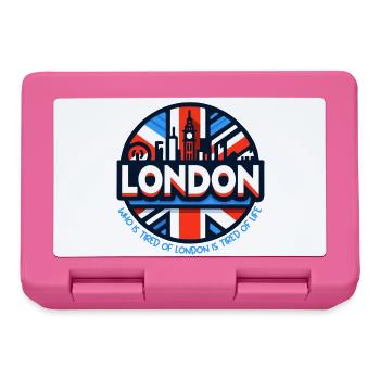 Fatigué de Londres - Boîte à goûter - rose - Devant