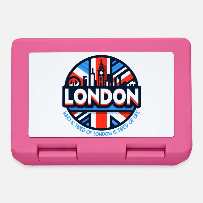 Fatigué de Londres - Boîte à goûter - rose