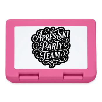 Apres Ski Party Team - Brotdose - Pink - Vorne