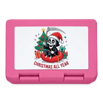 Grim Reaper Christmas - Lunchbox - pink - Front