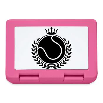 Tennis Symbol - Brotdose - Pink - Vorne