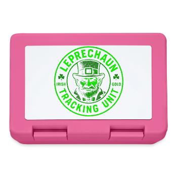 Lustiger Kobold-Tracking-Service zum St. Patrick's - Brotdose - Pink - Vorne