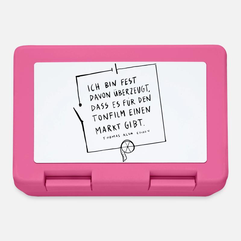 Thomas Edison Schaltkreis - Brotdose - Pink