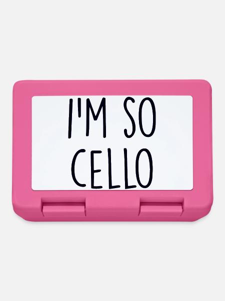 Cello Violine - Brotdose - Pink