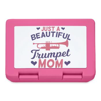 Trumpet player mom - Lunchbox - pink - Front