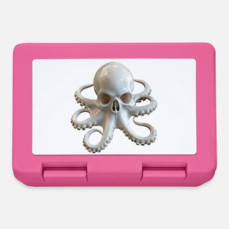 Skull Octopus Fusion - Boîte à goûter - rose