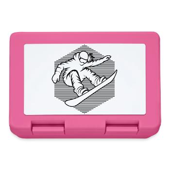 Design simple et intemporel pour les femmes - Boîte à goûter - rose - Devant