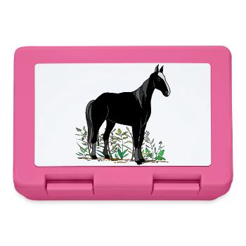 Pferd - Brotdose - Pink - Vorne